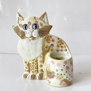 Cat Shaped Succulent Planter Bella Casa by Ganz Vintage